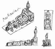 Soviet Ballistic Research facility, sketch by Markavian